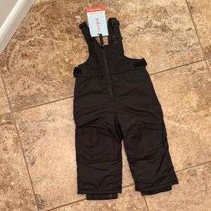 NWT Cat & Jack Black 18 Month snow bibs pants